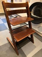 Stokke Tripp Trapp Meegroeistoel - Walnoot Bruin, Kinderen en Baby's, Kinderstoelen, Ophalen, Gebruikt, Meegroeistoel, Aanschuifbaar