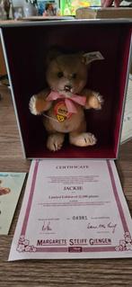 Steiff beer 1989 Jackie beer 17 cm hoogte replica van 1953, Ophalen of Verzenden, Nieuw, Stoffen beer, Steiff