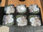 Kunststof camping borden 6 delige bloemen deco zeer mooi, Ophalen, Zo goed als nieuw