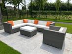 Loungeset Arbrini grijs wicker, Ophalen, 6 zitplaatsen, Bank, Zo goed als nieuw