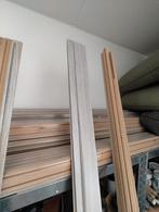 Europlint Grijs Eiken 2-strooks 240 cm NIEUW (plinten), Doe-het-zelf en Verbouw, Plinten en Afwerking, Eiken, Nieuw, Ophalen of Verzenden