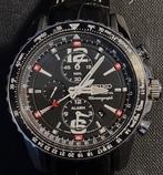 Seiko Sportura herenhorloge Chronograph., Sieraden, Tassen en Uiterlijk, Horloges | Heren, Seiko, Leer, Staal, Polshorloge