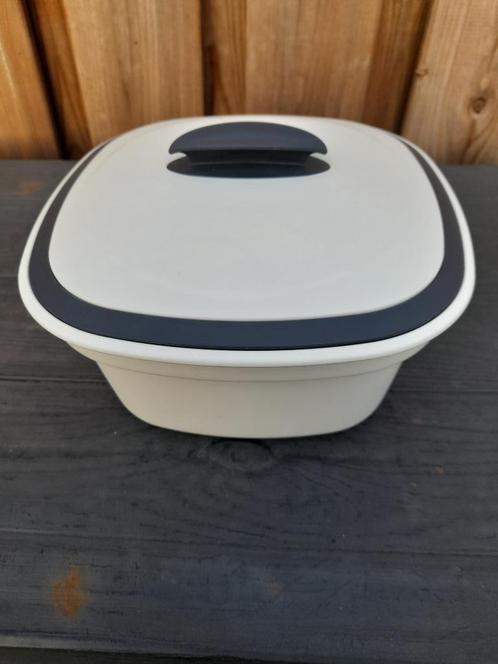 Tupperware Serveerwonder, Huis en Inrichting, Keuken | Tupperware, Gebruikt, Schaal, Blauw, Wit, Ophalen of Verzenden
