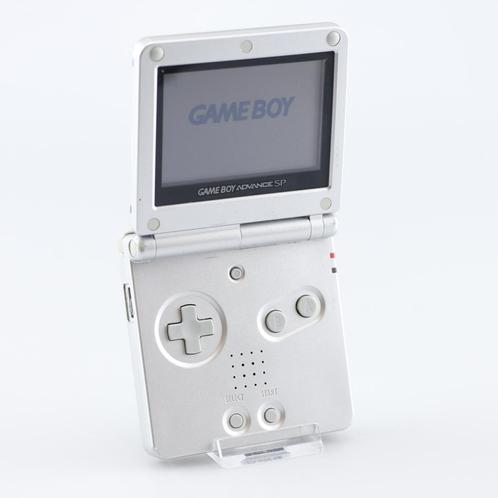 Nintendo Gameboy Advance SP Zilver, Spelcomputers en Games, Spelcomputers | Nintendo Game Boy, Zo goed als nieuw