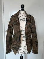 Zara camouflage jasje XS, Groen, Zara, Gedragen, Maat 34 (XS) of kleiner