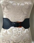 Vintage Blauwe Elastische Tailleriem, Kleding | Dames, Riemen en Ceinturen, Overige kleuren, 5 cm of meer, Minder dan 80 cm, Tailleriem