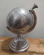 LEUKE ZILVERKLEURIGE WERELDBOL, Huis en Inrichting, Ophalen of Verzenden, Gebruikt
