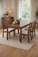 IKEA EKEDALEN Eettafel + 4 Stoelen | Uitschuifbaar | 120–180, Ophalen, 4 zitplaatsen, Gebruikt, Generic