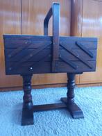 Brocante/vintage/curiosa houten naaikistje, Ophalen