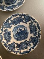 Delfts Blauw Kop en Schotel Set (4 stuks), Antiek en Kunst, Antiek | Servies los, Ophalen of Verzenden