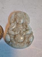 Jade Buddha amulet 10€ nu bij klankschalen wereled, Ophalen of Verzenden, Zo goed als nieuw