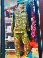 Legerpak met helm, Maat 52/54 (L), Carnaval, Ophalen of Verzenden, Kleding
