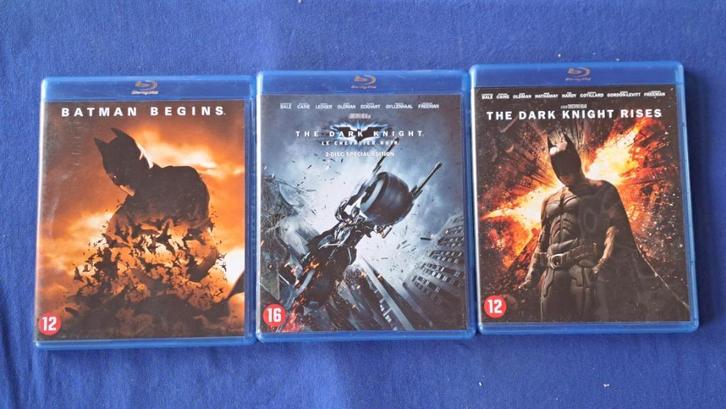 The Dark Knight Trilogy "Blu Ray", Cd's en Dvd's, Blu-ray, Zo goed als nieuw, Actie, Ophalen of Verzenden