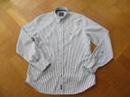 Mc GREGOR Blouse Overhemd Blauw Wit Gestreept Custom Fit M, Zo goed als nieuw, McGregor, Blauw, Halswijdte 39/40 (M)