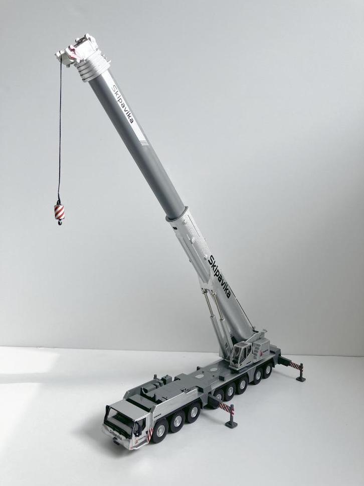 1:87 Liebherr LTM1450-8.1 SKIPAVIKA, Hobby en Vrije tijd, Modelauto's | 1:87, Zo goed als nieuw, Hijskraan, Tractor of Landbouw
