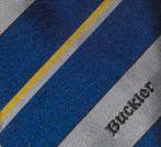 Buckler Bier stropdas grijs-blauw-geel gestreept (Heineken), Ophalen of Verzenden, Nieuw, Gebruiksvoorwerp