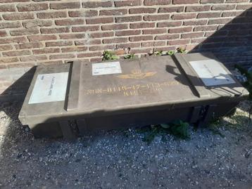 Houten kist leger 12 STUKS beschikbaar voor biedingen