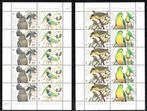 2 WWF postzegelvelletjes van de Australische Vogels, Ophalen of Verzenden, Postfris, Dier of Natuur