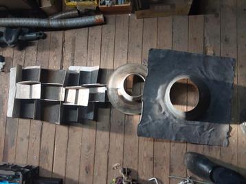 Diverse CV-ketel onderdelen 6stuks daktoevoer beschikbaar voor biedingen