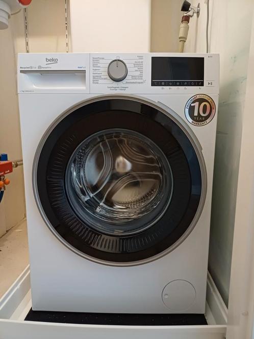 Beko wasmachine 7 kg, stoom- 2023- met garantie en factuur!, Witgoed en Apparatuur, Wasmachines, Gebruikt, 6 tot 8 kg, 85 tot 90 cm