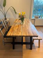 Ikea Skogsta Eetkamerset met Ivar Stoelen, Ophalen, Gebruikt, Minder dan 4 stoelen