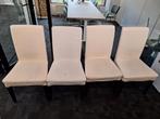 4 eetkamerstoelen IKEA, Huis en Inrichting, Stoelen, Ophalen, Gebruikt, Wit, Vier
