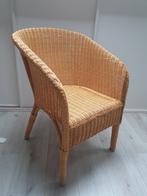Rotan / rieten stoel, Huis en Inrichting, Stoelen, Ophalen, Bruin, Riet of Rotan, Zo goed als nieuw