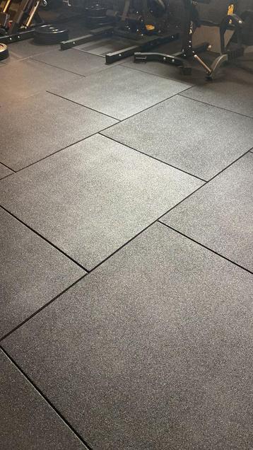 Rubber Sportvloer / Gym Vloer Tegels €19.45,- per m2! beschikbaar voor biedingen
