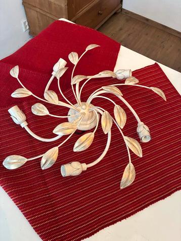 Nieuwe Plafondlamp Metaal Bladmotief Ø60cm beschikbaar voor biedingen