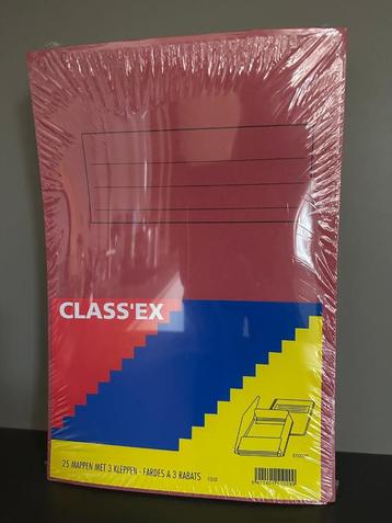 Class'ex 25 opbergmappen met 3 kleppen (nieuw) beschikbaar voor biedingen