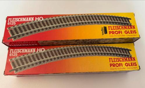 Fleischmann Profi rails 6125. Gebogen rail, Hobby en Vrije tijd, Modeltreinen | H0, Zo goed als nieuw, Rails, Fleischmann, Ophalen of Verzenden