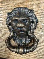 Gietijzeren deurklopper leeuw, Ophalen of Verzenden, Zo goed als nieuw