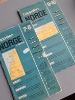 Noorwegen, wegenkaarten Cappelen, 2 stuks, 1973, € 5,=, Landkaart, 1800 tot 2000, Cappelen, Gelezen