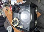 Subwoofer met 2 versterkers en hoedenplank met speakers, Ophalen, Zo goed als nieuw