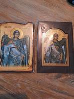 Ikonen van Aartsengel Michaël - Set van 2, Antiek en Kunst, Ophalen of Verzenden