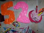 Feest singels voor 2 4 5 en 6 jarige, Hobby en Vrije tijd, Feestartikelen, Ophalen of Verzenden, Gebruikt, Verjaardag