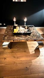 Mooie Rofra salon bloktafel, Minder dan 50 cm, 100 tot 150 cm, Rechthoekig, Zo goed als nieuw