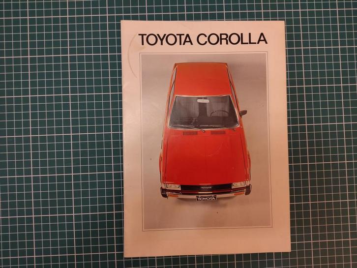 Toyota Corolla (E70) 1980 brochure, Boeken, Auto's | Folders en Tijdschriften, Gelezen, Toyota, Ophalen of Verzenden