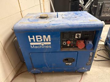 HBM Diesel Generator 7900W - Gebruikt beschikbaar voor biedingen
