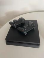 Ps4 Slim 500gb, Met 2 controllers, Gebruikt, Ophalen of Verzenden, 500 GB