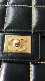 Chanel vintage classic single flap 2.55, Ophalen of Verzenden, Zo goed als nieuw, Zwart