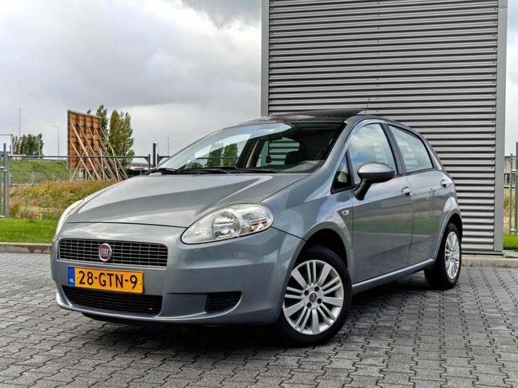 Fiat PUNTO 1.4 - Pano - Dakraam - Airco - City - 5-deurs, Auto's, Fiat, Bedrijf, Punto, Benzine, Euro 4, B, Hatchback, Handgeschakeld