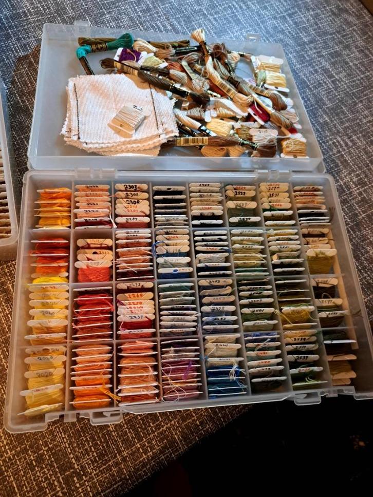 DMC garen , borduurpatronen , omnummerringsbladen, Hobby en Vrije tijd, Borduren en Borduurmachines, Nieuw, Borduurgaren of Zijde