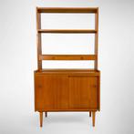 Vintage boekenkast uit Zweden, Met deur(en), Teakhout, ?, 150 tot 200 cm