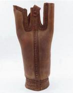 1950-1960 waterfles - Hawazma - Soedan leather water bottle, Antiek en Kunst, Ophalen of Verzenden