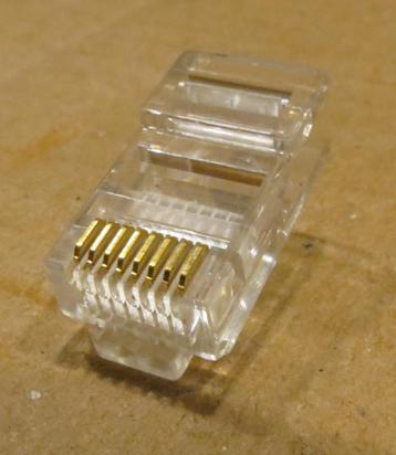 Netwerk = RJ45 Modulair plug Stekker 8P8C UTP beschikbaar voor biedingen