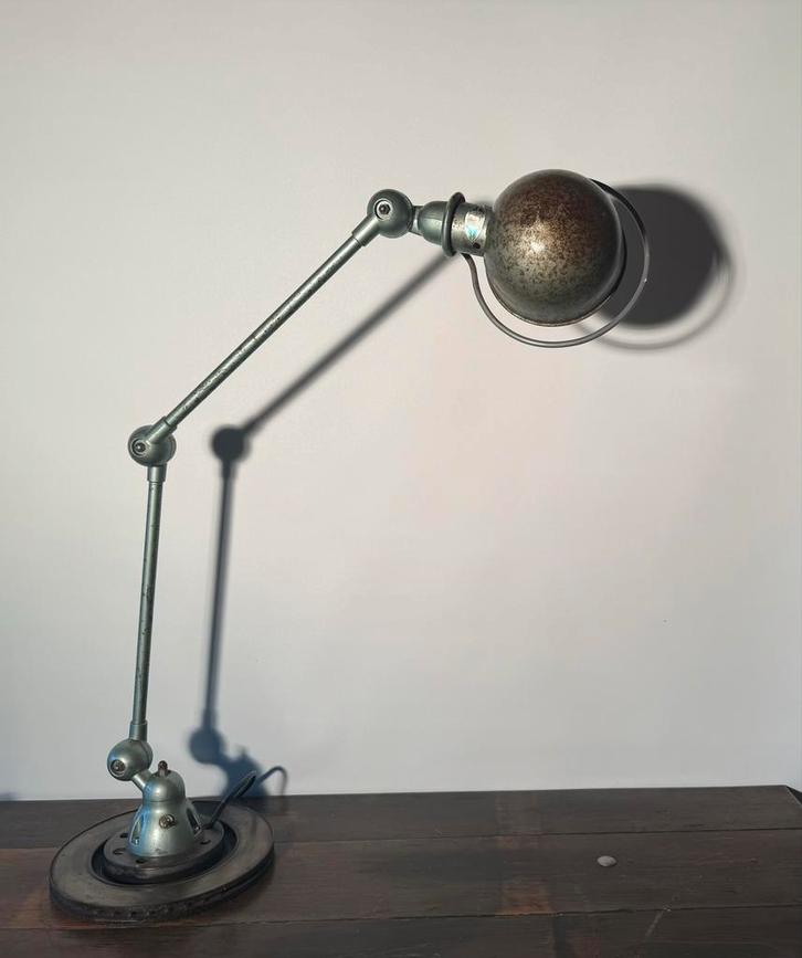 Vintage Jielde Lamp - Industrieel Design, Huis en Inrichting, Lampen | Vloerlampen, Gebruikt, 100 tot 150 cm, Metaal, Ophalen of Verzenden