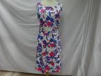 CHARLES VOGELE wit roze/lila stretch jurk - maat 42, Kleding | Dames, Charles Vogele, Verzenden, Wit, Maat 42/44 (L)