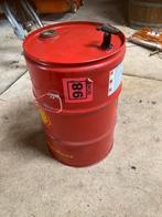 Shell benzine drum 60Ltr met kraantje, Ophalen