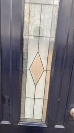 Nieuwe voordeur 83x201.5 cm glasinlood dubbelglas nr 174, Doe-het-zelf en Verbouw, Deuren en Horren, Nieuw, 80 tot 100 cm, Glas